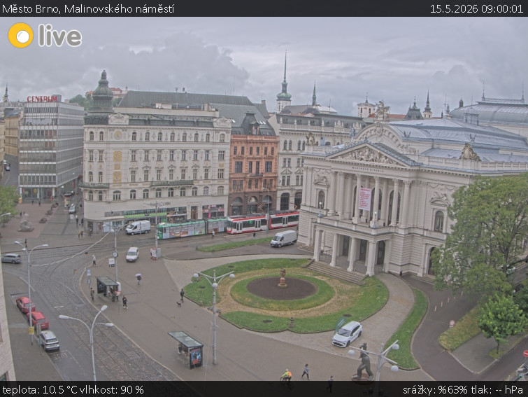 Město Brno - Malinovského náměstí - 15.5.2026 v 09:00