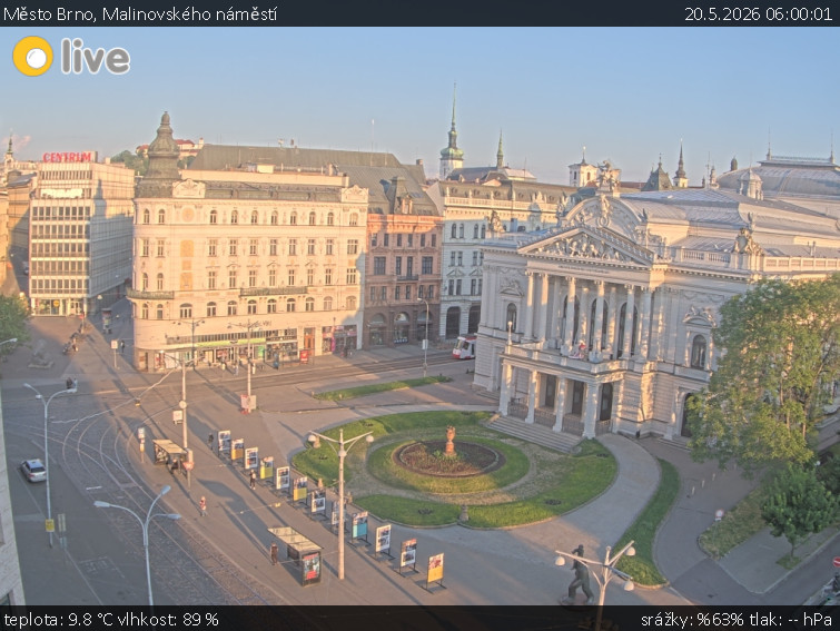 Město Brno - Malinovského náměstí - 20.5.2026 v 06:00