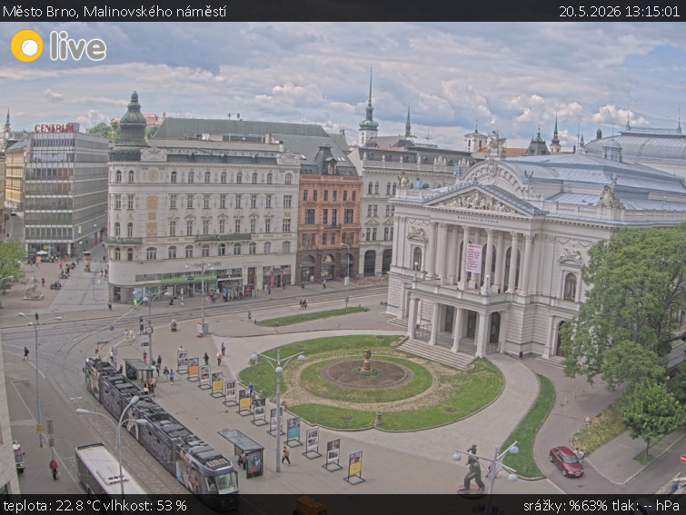 Město Brno - Malinovského náměstí - 20.5.2026 v 13:15