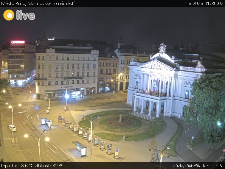 Město Brno - Malinovského náměstí - 1.6.2026 v 01:30