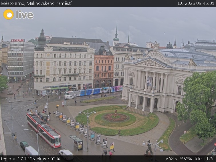 Město Brno - Malinovského náměstí - 1.6.2026 v 09:45