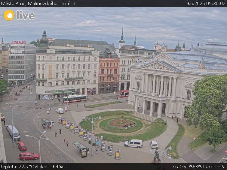 Město Brno - Malinovského náměstí - 9.6.2026 v 09:30
