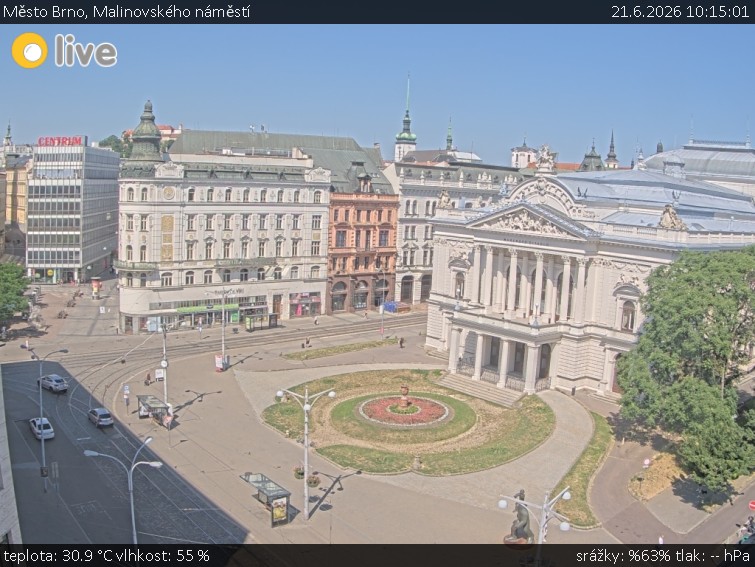 Město Brno - Malinovského náměstí - 21.6.2026 v 10:15