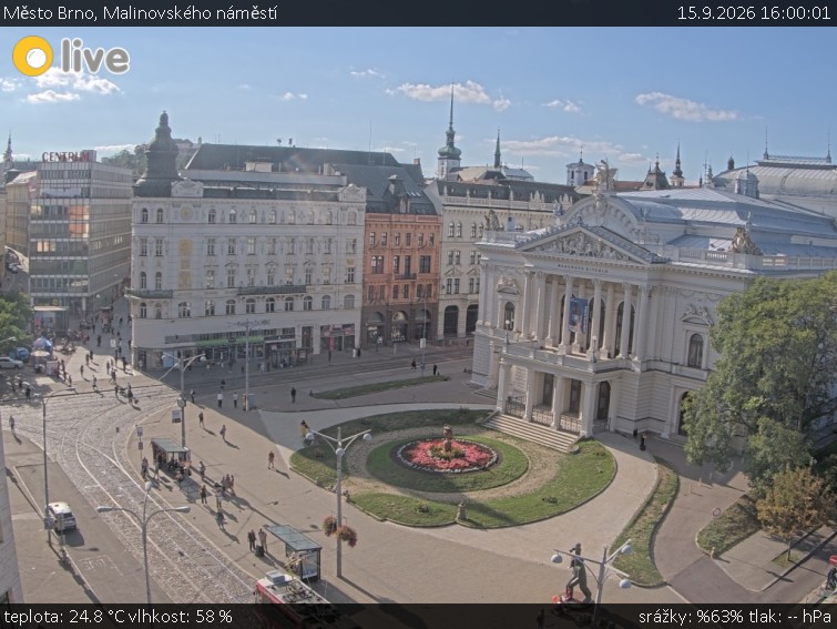 Město Brno - Malinovského náměstí - 15.9.2026 v 16:00
