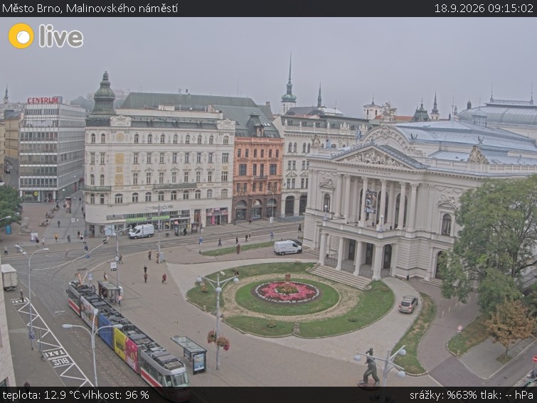 Město Brno - Malinovského náměstí - 18.9.2026 v 09:15