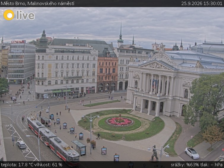 Město Brno - Malinovského náměstí - 25.9.2026 v 15:30