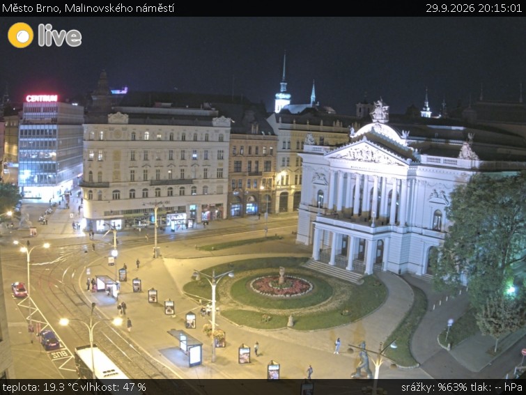 Město Brno - Malinovského náměstí - 29.9.2026 v 20:15