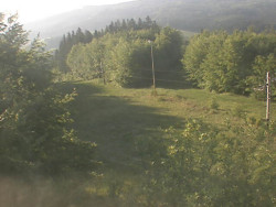 Kamera na svahu B, pohled od chaty