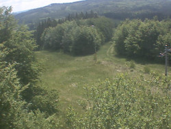 Kamera na svahu B, pohled od chaty