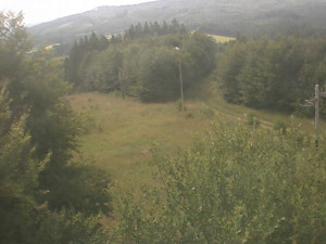 Skiareál Troják - Kamera na svahu B, pohled od chaty - 12.7.2025 v 09:09