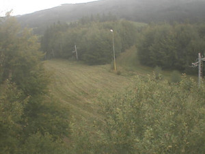 Skiareál Troják - Kamera na svahu B, pohled od chaty - 16.9.2025 v 09:49