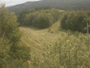 Skiareál Troják - Kamera na svahu B, pohled od chaty - 16.9.2025 v 11:49