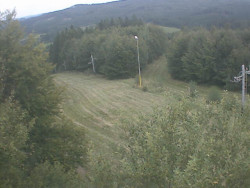 Kamera na svahu B, pohled od chaty