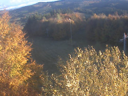 Kamera na svahu B, pohled od chaty