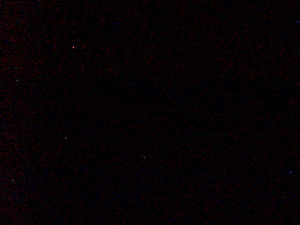 Skiareál Troják - Kamera na svahu B, pohled od chaty - 30.10.2025 v 02:50