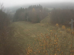 Kamera na svahu B, pohled od chaty