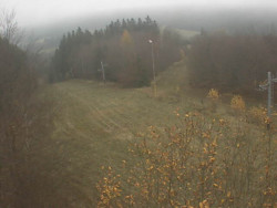 Kamera na svahu B, pohled od chaty