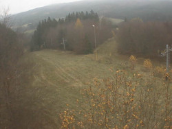 Kamera na svahu B, pohled od chaty