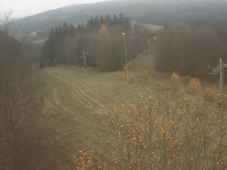 Kamera na svahu B, pohled od chaty