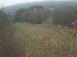 Kamera na svahu B, pohled od chaty