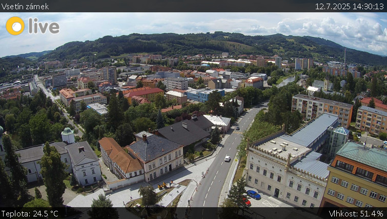 Město Vsetín - Vsetín zámek - 12.7.2025 v 14:30 Město Vsetín - Vsetín zámek - 12.7.2025 v 14:30