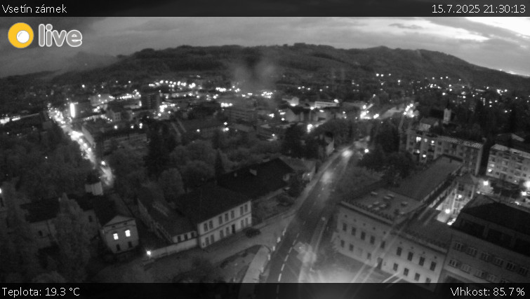 Město Vsetín - Vsetín zámek - 15.7.2025 v 21:30 Město Vsetín - Vsetín zámek - 15.7.2025 v 21:30