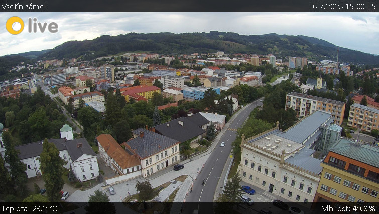 Město Vsetín - Vsetín zámek - 16.7.2025 v 15:00 Město Vsetín - Vsetín zámek - 16.7.2025 v 15:00