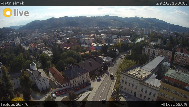 Město Vsetín - Vsetín zámek - 2.9.2025 v 16:30 Město Vsetín - Vsetín zámek - 2.9.2025 v 16:30