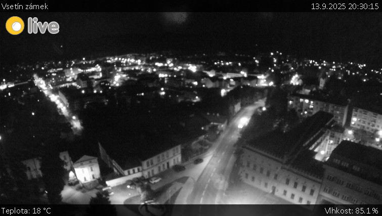 Město Vsetín - Vsetín zámek - 13.9.2025 v 20:30 Město Vsetín - Vsetín zámek - 13.9.2025 v 20:30