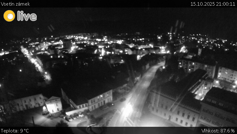 Město Vsetín - Vsetín zámek - 15.10.2025 v 21:00 Město Vsetín - Vsetín zámek - 15.10.2025 v 21:00