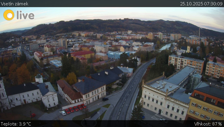 Město Vsetín - Vsetín zámek - 25.10.2025 v 07:30 Město Vsetín - Vsetín zámek - 25.10.2025 v 07:30