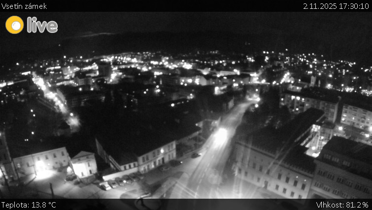 Město Vsetín - Vsetín zámek - 2.11.2025 v 17:30 Město Vsetín - Vsetín zámek - 2.11.2025 v 17:30