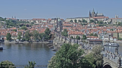 Pražský hrad, Karlův most, Vltava