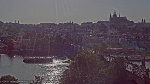 Město Praha - Pražský hrad, Karlův most, Vltava - 14.6.2025 v 18:45