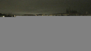 Město Praha - Pražský hrad, Karlův most, Vltava - 16.6.2025 v 02:45