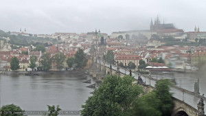 Město Praha - Pražský hrad, Karlův most, Vltava - 16.6.2025 v 07:00