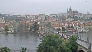 Město Praha - Pražský hrad, Karlův most, Vltava - 16.6.2025 v 07:15