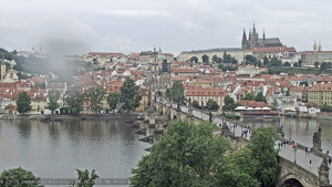 Město Praha - Pražský hrad, Karlův most, Vltava - 16.6.2025 v 09:45