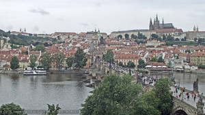 Město Praha - Pražský hrad, Karlův most, Vltava - 16.6.2025 v 11:00
