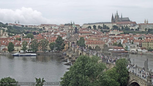 Město Praha - Pražský hrad, Karlův most, Vltava - 16.6.2025 v 11:30