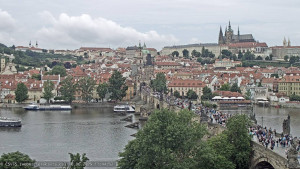 Město Praha - Pražský hrad, Karlův most, Vltava - 16.6.2025 v 11:45