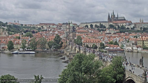 Město Praha - Pražský hrad, Karlův most, Vltava - 16.6.2025 v 13:30