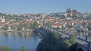 Město Praha - Pražský hrad, Karlův most, Vltava - 1.7.2025 v 06:45