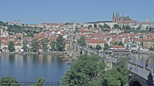 Město Praha - Pražský hrad, Karlův most, Vltava - 1.7.2025 v 09:45