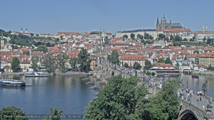 Město Praha - Pražský hrad, Karlův most, Vltava - 2.7.2025 v 10:45