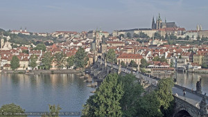 Město Praha - Pražský hrad, Karlův most, Vltava - 15.8.2025 v 07:30