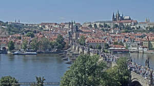Město Praha - Pražský hrad, Karlův most, Vltava - 19.8.2025 v 14:30