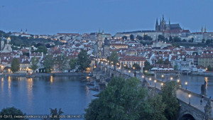 Město Praha - Pražský hrad, Karlův most, Vltava - 16.9.2025 v 06:15