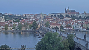 Město Praha - Pražský hrad, Karlův most, Vltava - 16.9.2025 v 06:30