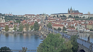 Město Praha - Pražský hrad, Karlův most, Vltava - 16.9.2025 v 08:15